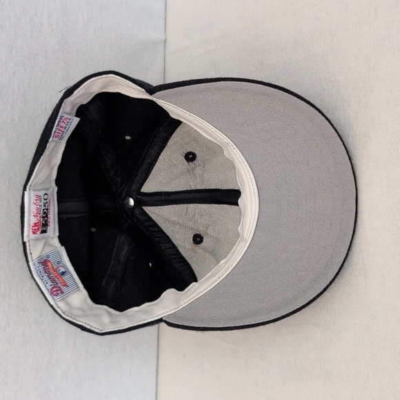 Vintage NY Yankees Baseball Hat 7 1/8 New Era Pro Model Diamond Collection Wool - Picture 6 of 8
